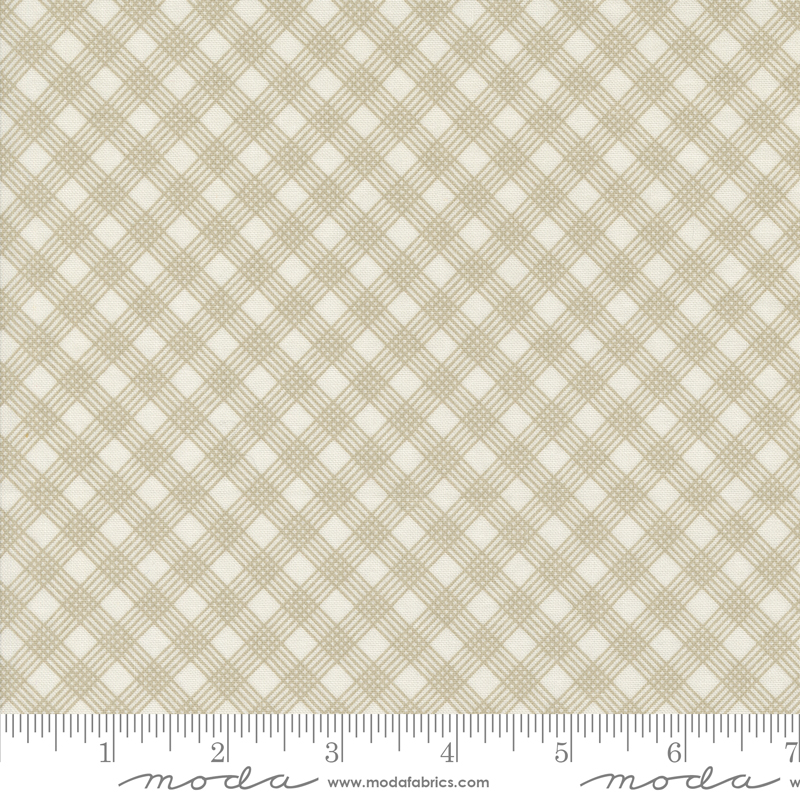 Snowman Gatherings IV Window Pane Frozen Snow Taupe | Primitive Gatherings | Moda Fabrics | 49254 18 | Sold in 1/2 Yd