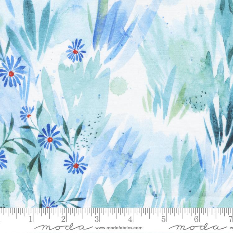 Eufloria Cornflower | Create Joy Project | Moda Fabrics | 39743 12 | Sold in 1/2 Yd