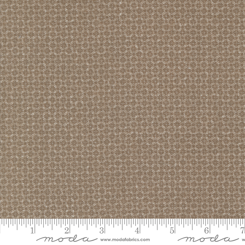 Farmhouse Flannels III Tic Tac Cocoa | Primitive Gatherings | Moda Fabrics | 49272 13F | Sold in 1/2 Yd