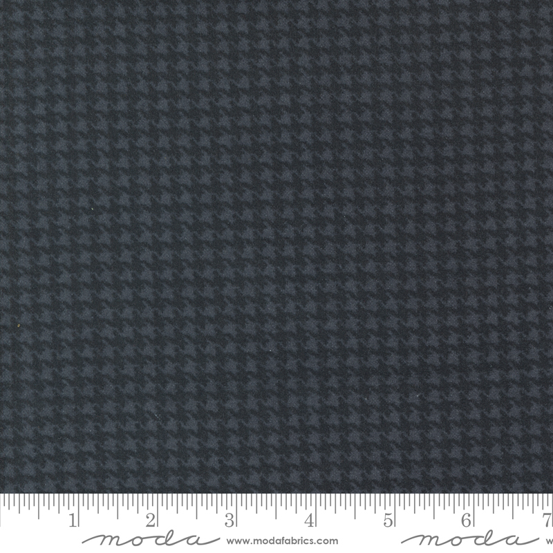 Farmhouse Flannels III Small Check Black Top Road | Primitive Gatherings | Moda Fabrics | 49276 16F | Sold in 1/2 Yd