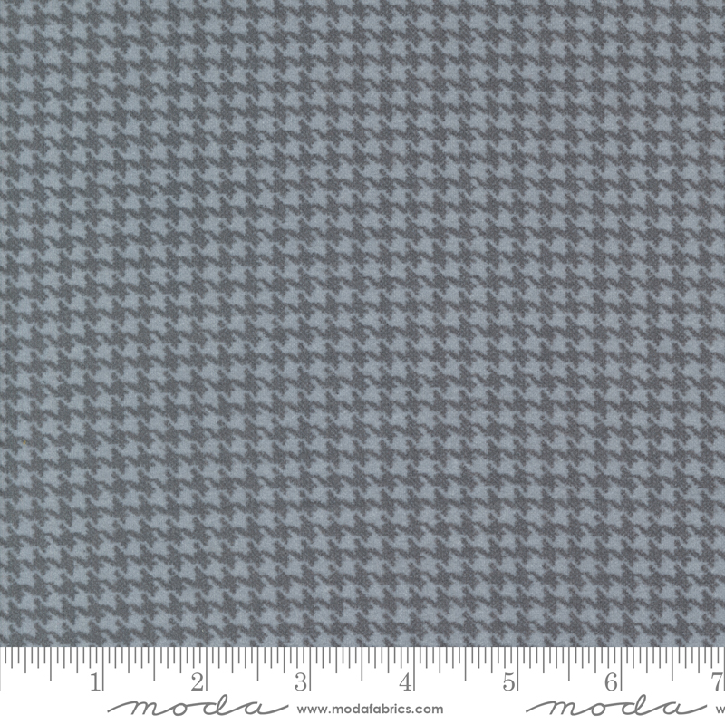 Farmhouse Flannels III Small Check Grey Pewter | Primitive Gatherings | Moda Fabrics | 49276 24F | Sold in 1/2 Yd