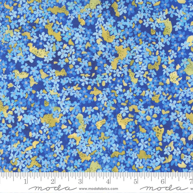 Eufloria Cornflower | Create Joy Project | Moda Fabrics | 39746 17 | Sold in 1/2 Yd