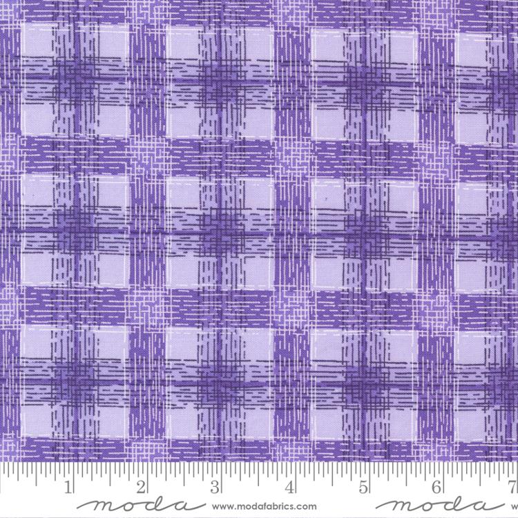 Pansys Posies Lavender | Robin Pickens | Moda Fabrics | 48725 13 | Sold in 1/2 Yds