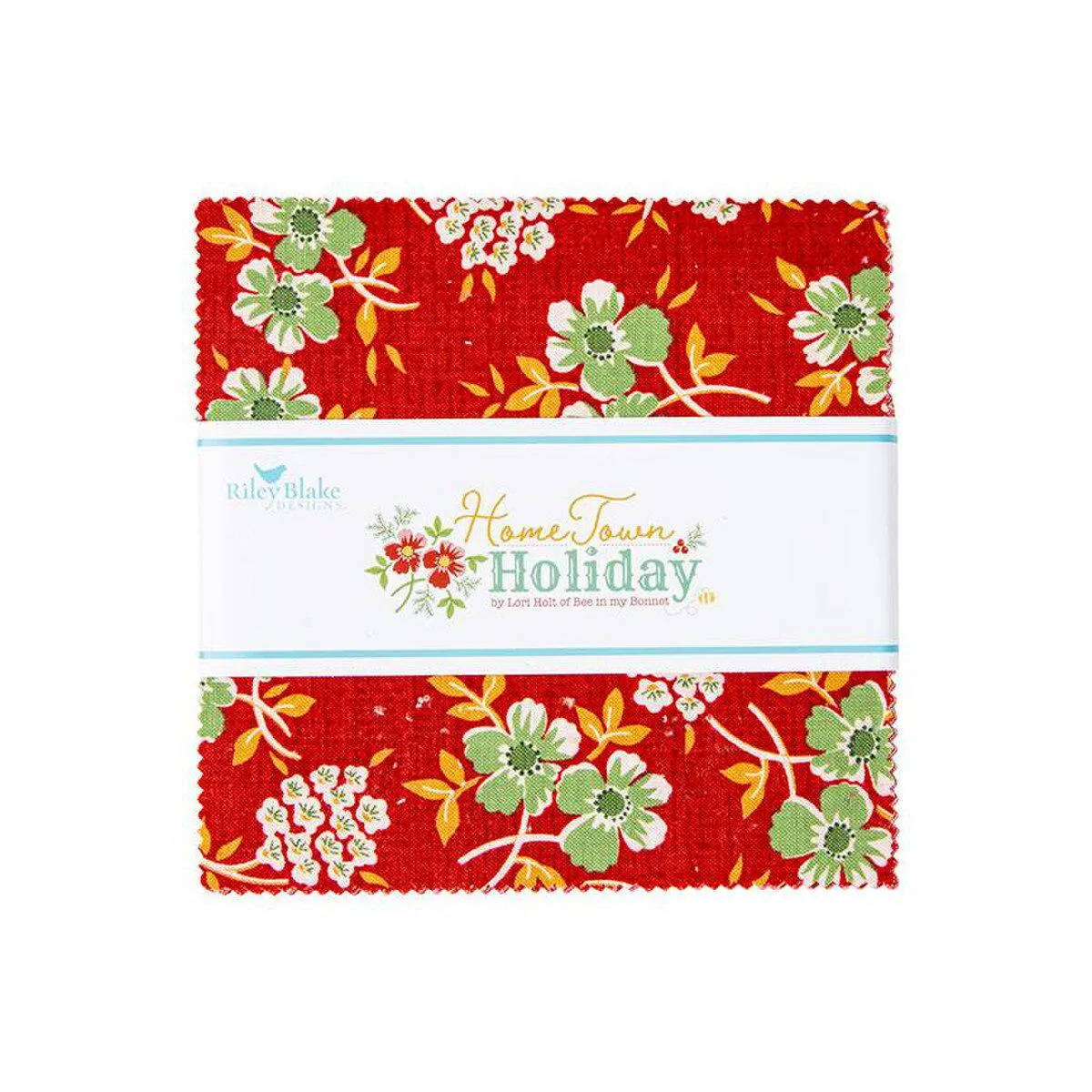 Home Town Holiday 5 Inch Stacker | Lori Holt | Riley Blake Designs | 5-14900-42 | Sold As A Bundle