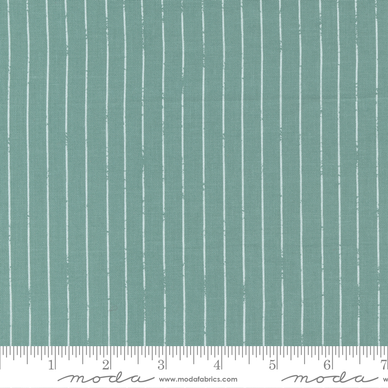 Love Note Stripe Dusty Sky | Lella Boutique | Moda Fabrics | 5153 12 | Sold in 1/2 Yds