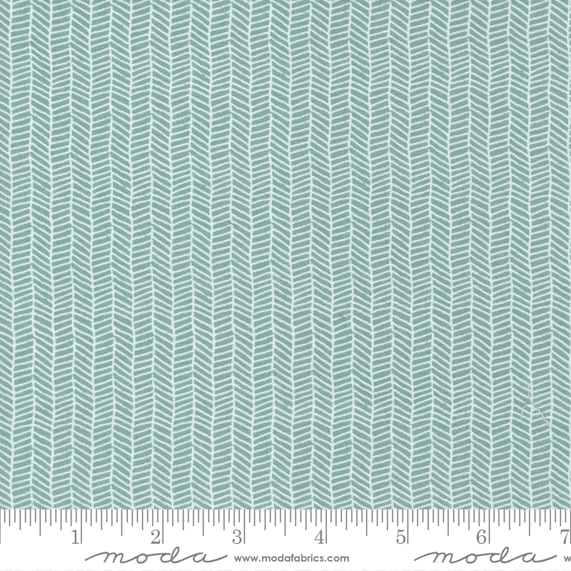Love Note Herringbone Dusty Sky | Lella Boutique | Moda Fabrics | 5154 12 | Sold in 1/2 Yds