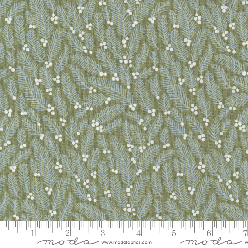 Christmas Eve Sprigs Pine | Lella Boutique | Moda Fabrics | 5182 15 | Sold in 1/2 Yd