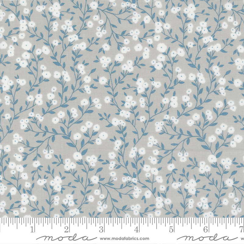 Old Glory American Meadow Silver | Lella Boutique | Moda Fabrics | 5201 12 | Sold in 1/2 Yd