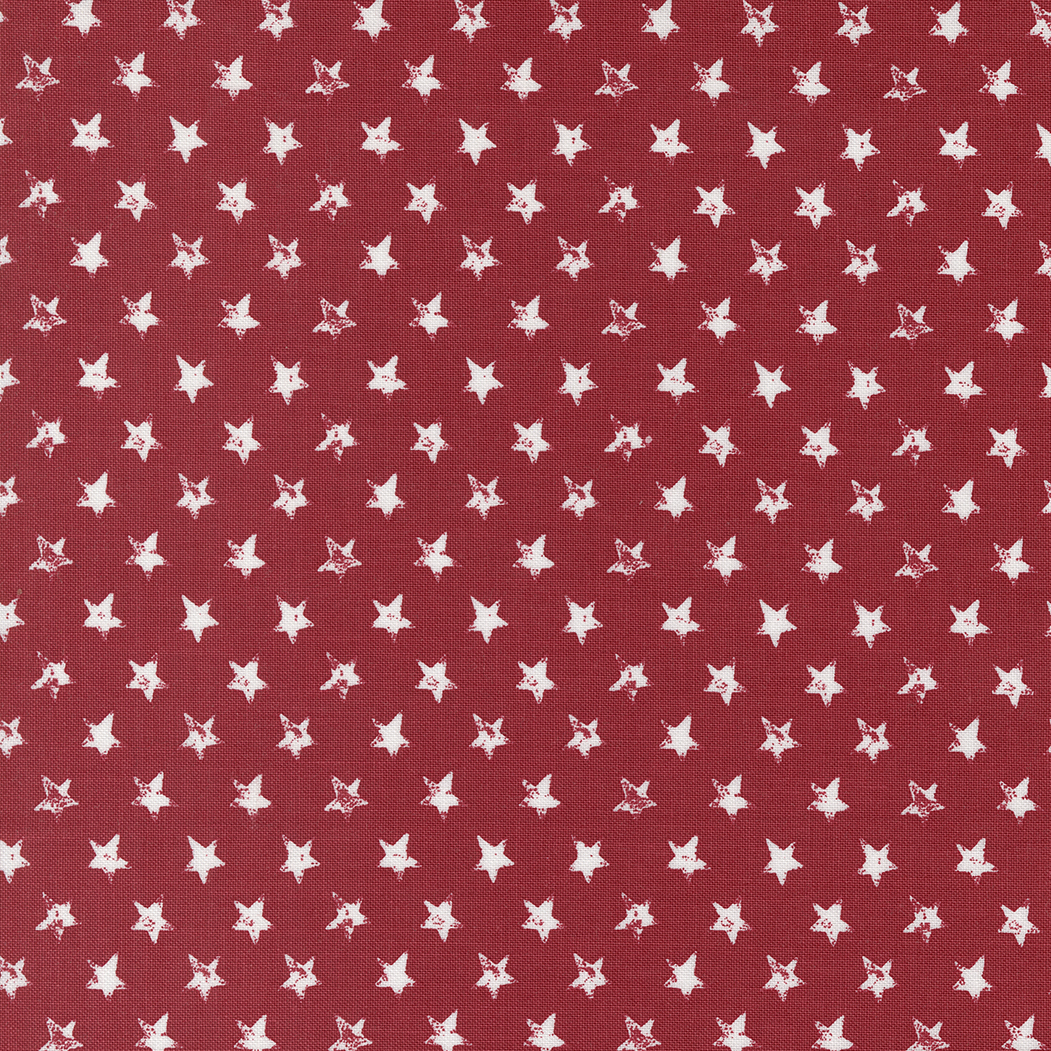 Old Glory Star Spangled Red | Lella Boutique | Moda Fabrics | 5204 15 | Sold in 1/2 Yd