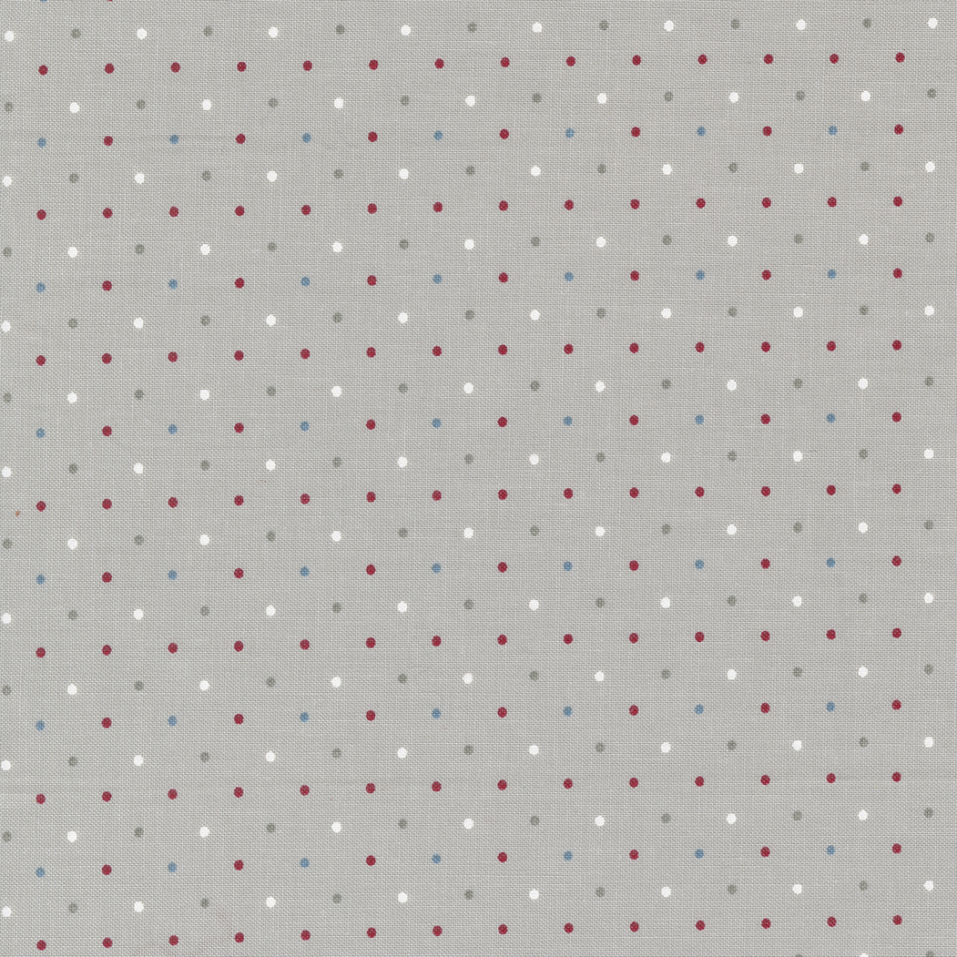 Old Glory Magic Dot Silver | Lella Boutique | Moda Fabrics | 5206 12 | Sold in 1/2 Yd