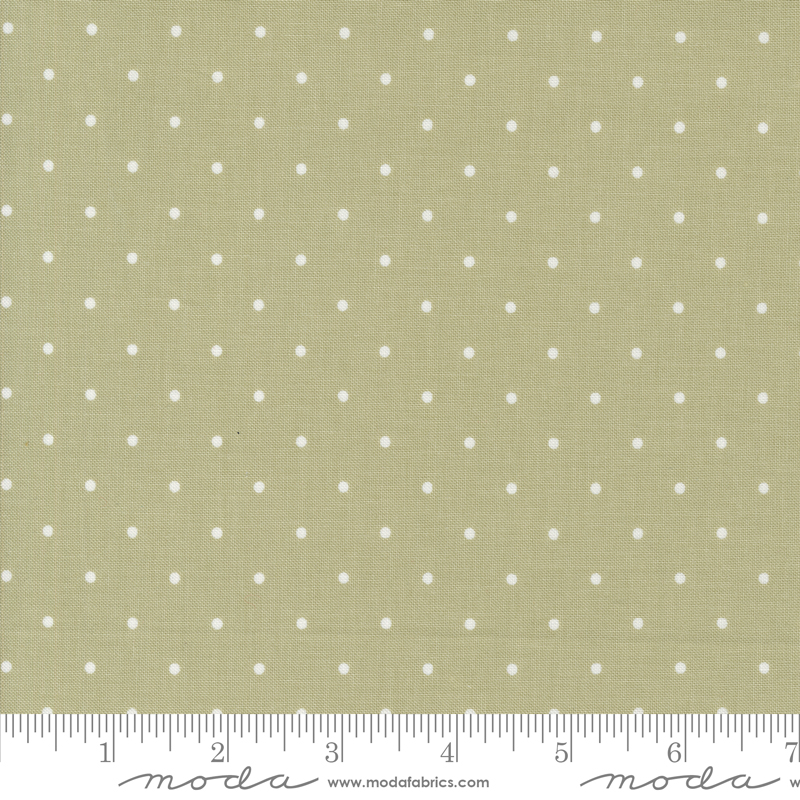 Magic Dot Sage | Lella Boutique | Moda Fabrics | 5230 18 | Sold in 1/2 Yds