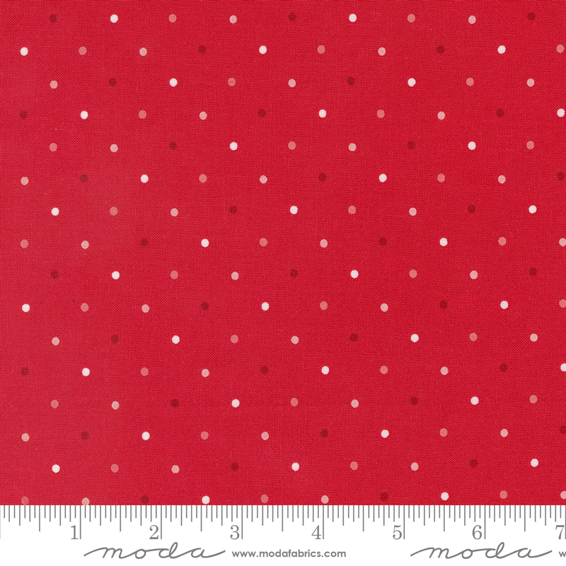 Magic Dot Strawberry | Lella Boutique | Moda Fabrics | 5230 32 | Sold in 1/2 Yds