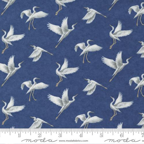 Watermarks Egerts Indigo | Holly Taylor | Moda Fabrics | 6912 14 | Sold in 1/2 Yd
