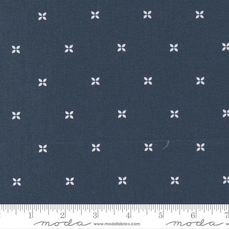 Sunnyside Nesting Navy | Camille Roskelley | Moda Fabrics | 55282 12 | Sold in 1/2 Yd