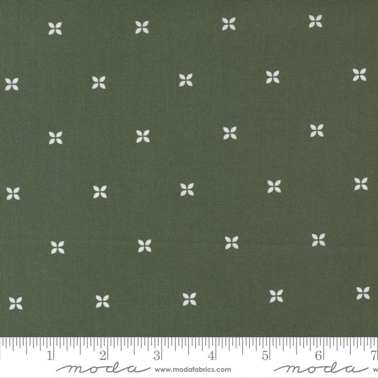 Sunnyside Nesting Olive | Camille Roskelley | Moda Fabrics | 55282 17 | Sold in 1/2 Yd