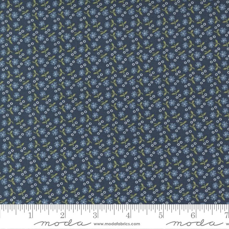 Sunnyside Gather Navy | Camille Roskelley | Moda Fabrics | 55285 13 | Sold in 1/2 Yd