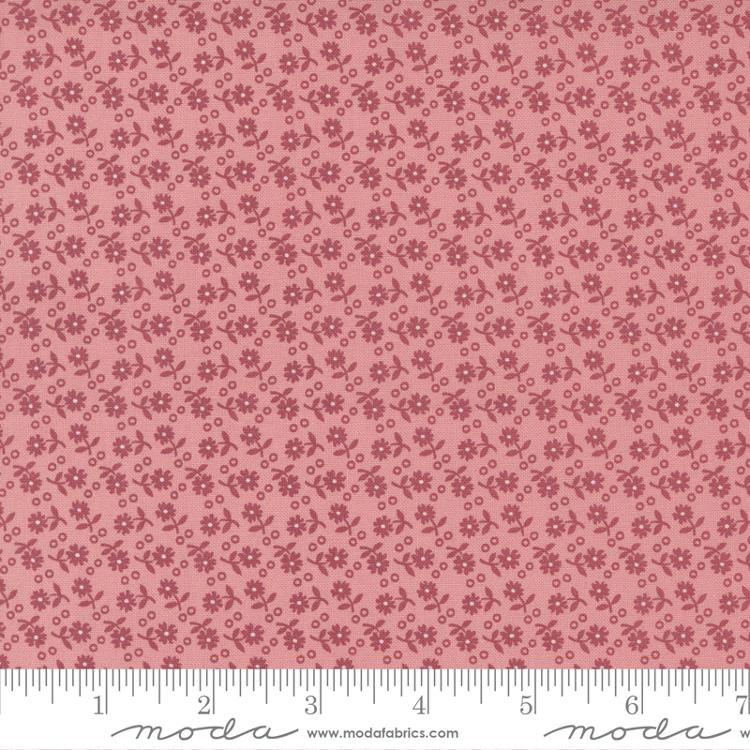 Sunnyside Gather Coral | Camille Roskelley | Moda Fabrics | 55285 19 | Sold in 1/2 Yd