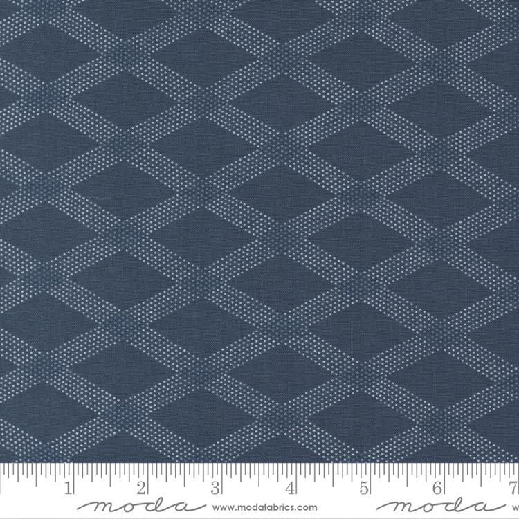 Sunnyside Story Navy | Camille Roskelley | Moda Fabrics | 55286 12 | Sold in 1/2 Yd