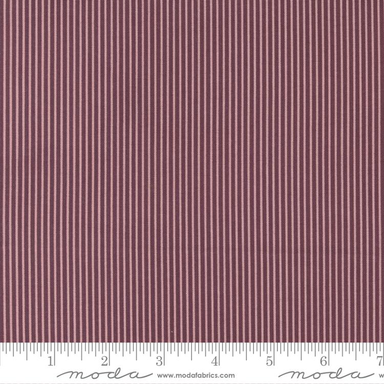 Sunnyside Stripes Mulberry | Camille Roskelley | Moda Fabrics | 55287 21 | Sold in 1/2 Yd
