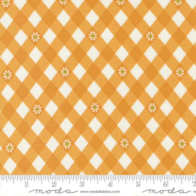 Flower Power Clementine | Maureen McCormick | Moda Fabrics | 33717 14 | Sold in 1/2 Yd