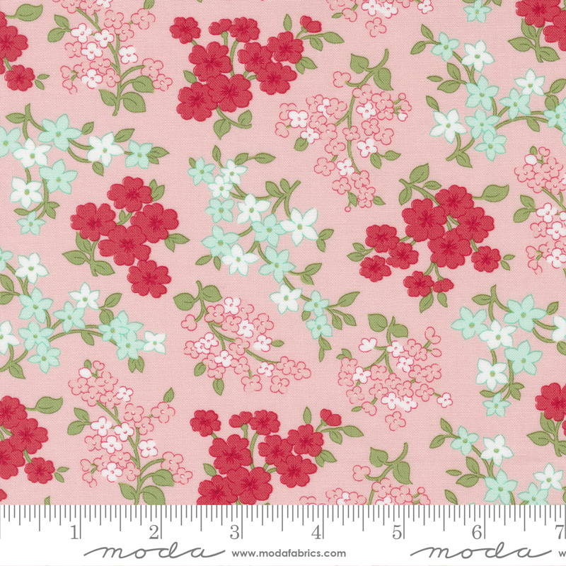 Lighthearted Gather Light Pink | Camille Roskelley | Moda Fabrics | 55294 17 | Sold in 1/2 Yd