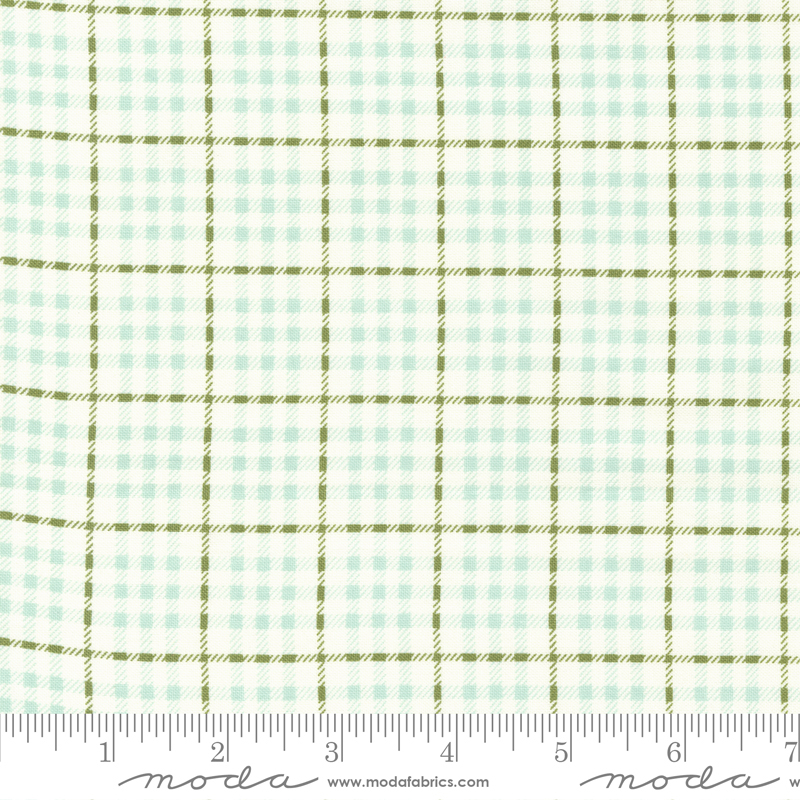 Main Street Picnic Plaid Vanilla Sky | Sweetwater | Moda Fabrics | 55644 12 | Sold in 1/2 Yd