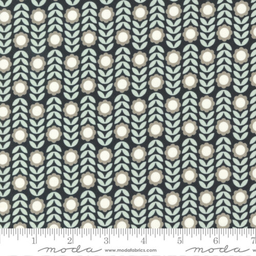 Main Street Flower Shop Black | Sweetwater | Moda Fabrics | 55646 15 | Sold in 1/2 Yd