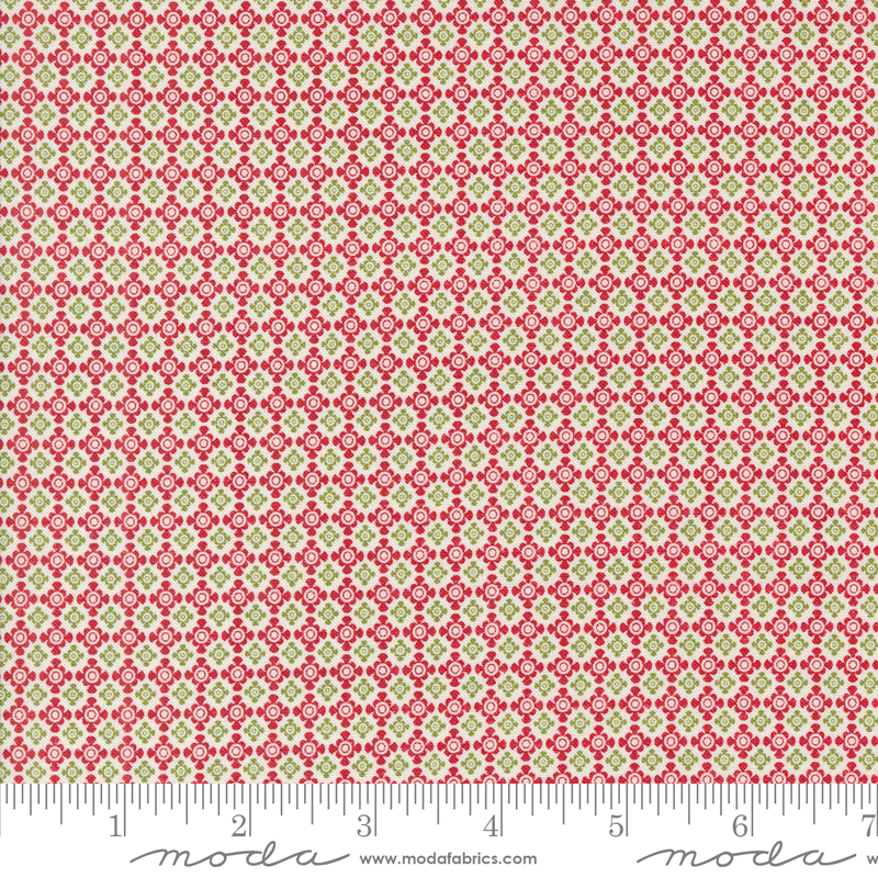 On Dasher Reindeer Candy Red | Sweetwater | Moda Fabrics | 55662 12 | Sold in 1/2 Yd