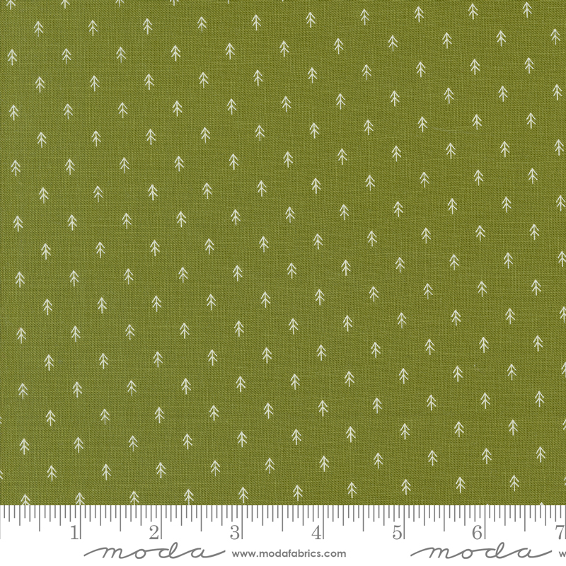 On Dasher Tiny Trees Pine | Sweetwater | Moda Fabrics | 55668 13 | Sold in 1/2 Yd