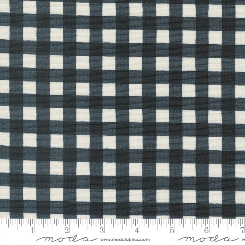 Holidays At Home Farmhouse Gingham Charcoal Black | Deb Strain | Moda Fabrics | 56078 13 | Sold in 1/2 Yd