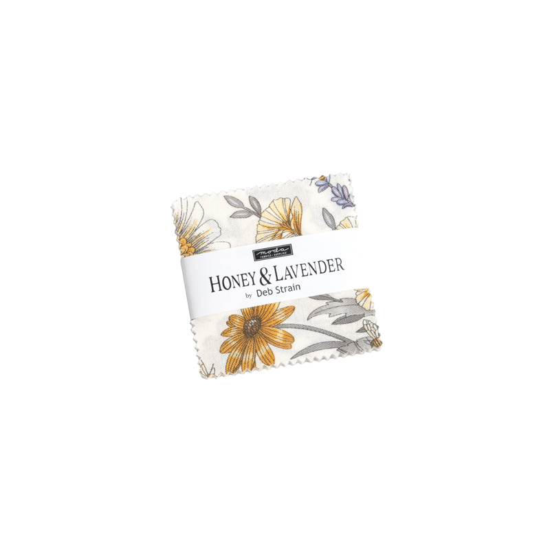 Honey and Lavender Mini Charm Pack | Deb Strain | Moda Fabrics | 56080MC | Sold as a Bundle