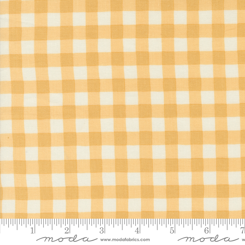 Willows Farm Farm House Gingham Sunshine | Deb Strain | Moda Fabrics | 56108 14 | Sold in 1/2 Yd
