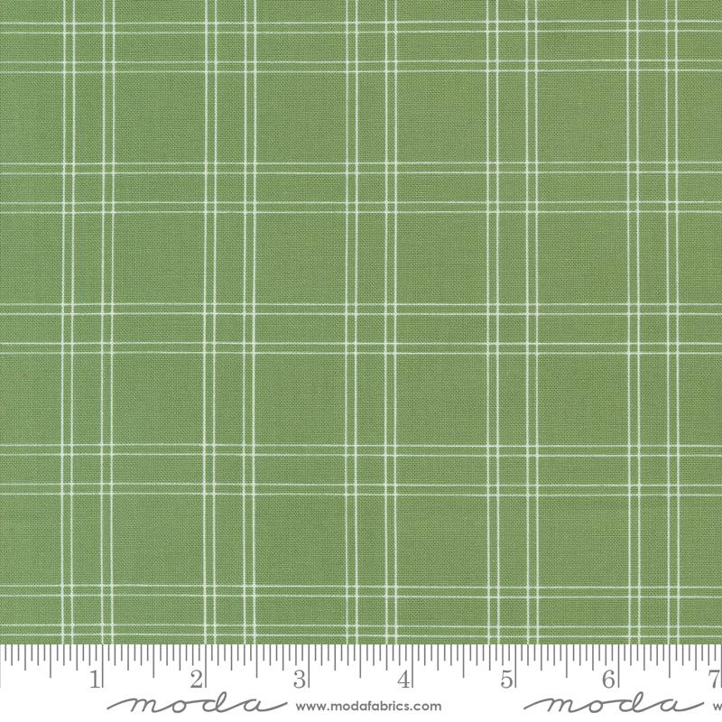 Shoreline Plaid Green | Camille Roskelley | Moda Fabrics | 55302 15 | Sold in 1/2 Yd