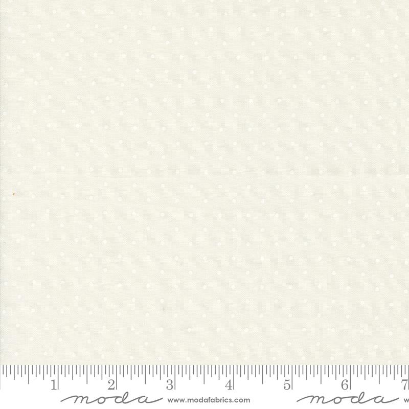 Shoreline Dots Cream White | Camille Roskelley | Moda Fabrics | 55307 21 | Sold in 1/2 Yd