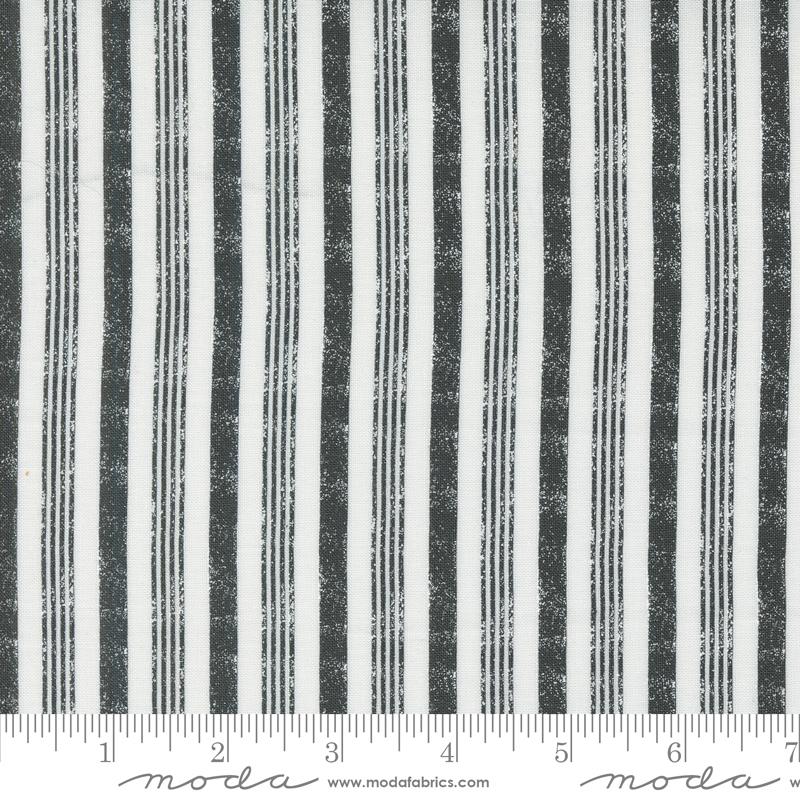 Hey Boo Stripes Midnight | Lella Boutique | Moda Fabrics | 5214 11 | Sold in 1/2 Yds
