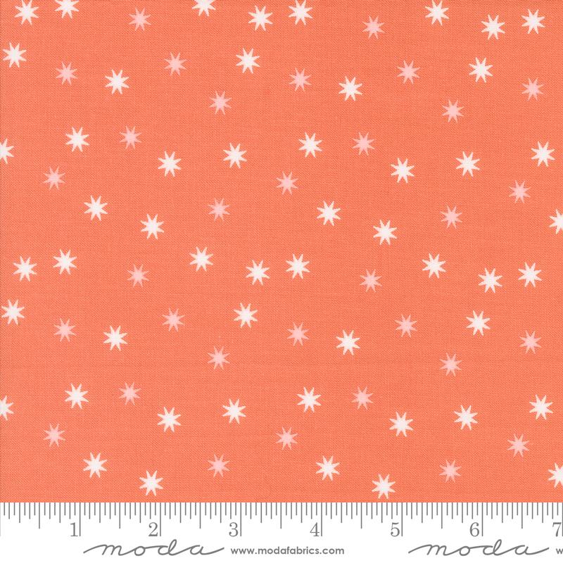 Hey Boo Practical Magic Stars Soft Pumpkin | Lella Boutique | Moda Fabrics | 5215 12 | Sold in 1/2 Yds