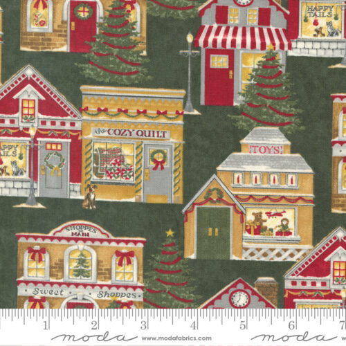 Shoppes On Main Little Shoppes Evergreen | Holly Taylor | Moda Fabrics | 6920 14 | Sold in 1/2 Yd