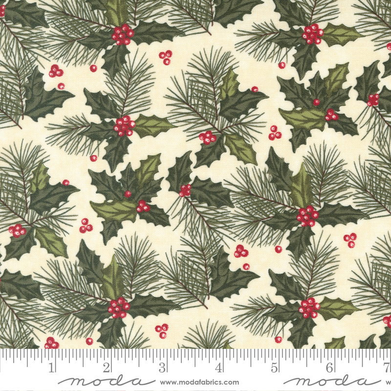Shoppes On Main Holly Ecru | Holly Taylor | Moda Fabrics | 6923 11 | Sold in 1/2 Yd