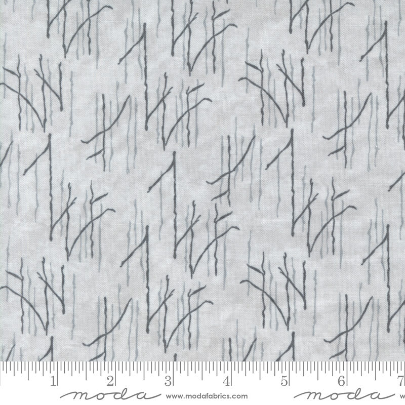 Silhouettes Grasses Fog | Holly Taylor | Moda Fabrics | 6932 12 | Sold in 1/2 Yd