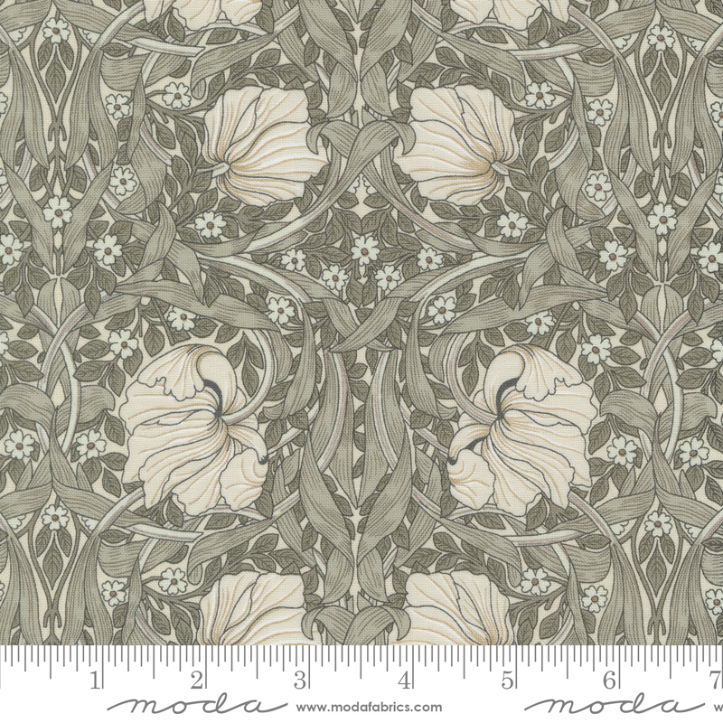Ebony Suite Best of Morris Pimpernell Porcelain | Barbara Brackman | Moda Fabrics | 8381 12 | Sold in 1/2 Yd