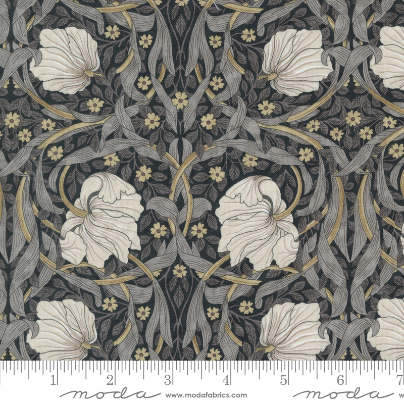 Ebony Suite Best of Morris Pimpernell Ebony | Barbara Brackman | Moda Fabrics | 8381 15 | Sold in 1/2 Yd