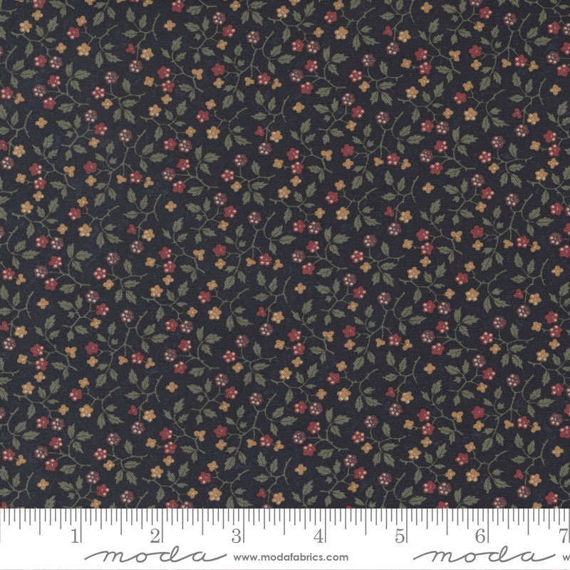 Daffodils Dragonflies Honeysuckle Vine Bluebell | Kansas Troubles Quilters | Moda Fabrics | 9702 14 | Sold in 1/2 Yd