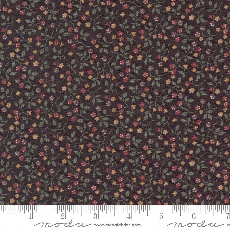 Daffodils Dragonflies Honeysuckle Vine Crocus | Kansas Troubles Quilters | Moda Fabrics | 9702 16 | Sold in 1/2 Yd