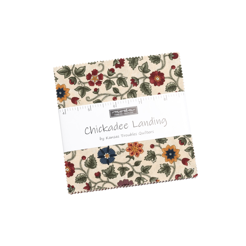 Chickadee Landing Charm Pack | Kansas Troubles Quilters | Moda Fabrics | 9740PP | Sold as a Bundle