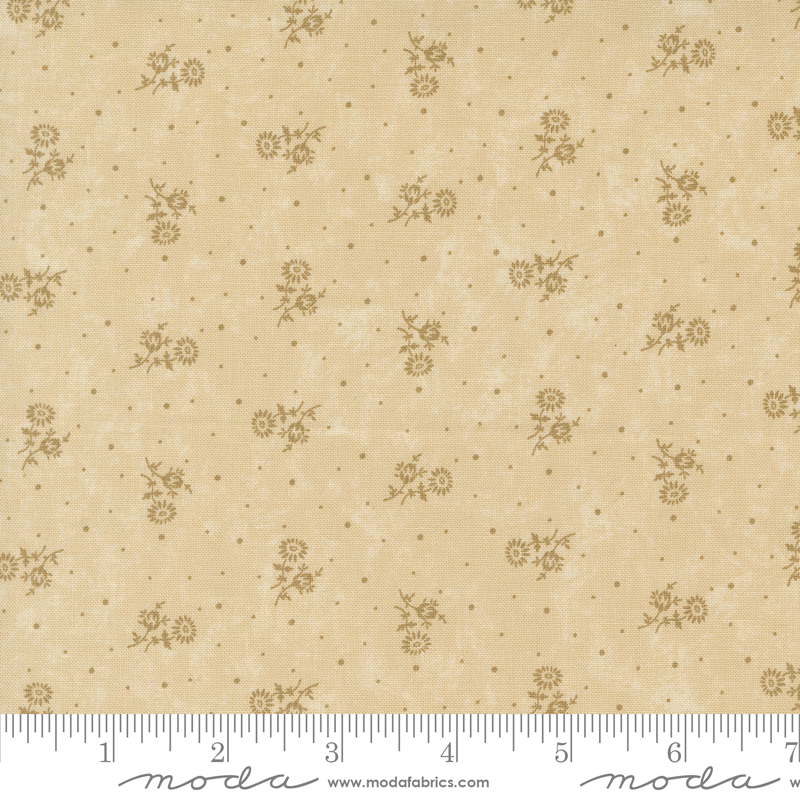 Blackbirds Nest Thistle Tan Tonal | Kansas Troubles Quilters | Moda Fabrics | 9751 21 | Sold in 1/2 Yd