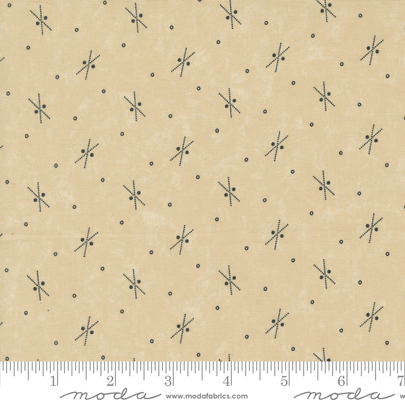 Blackbirds Nest Twigs and Stones Tan | Kansas Troubles Quilters | Moda Fabrics | 9753 11 | Sold in 1/2 Yd