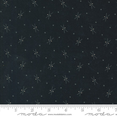 Blackbirds Nest Twigs and Stones Black | Kansas Troubles Quilters | Moda Fabrics | 9753 19 | Sold in 1/2 Yd