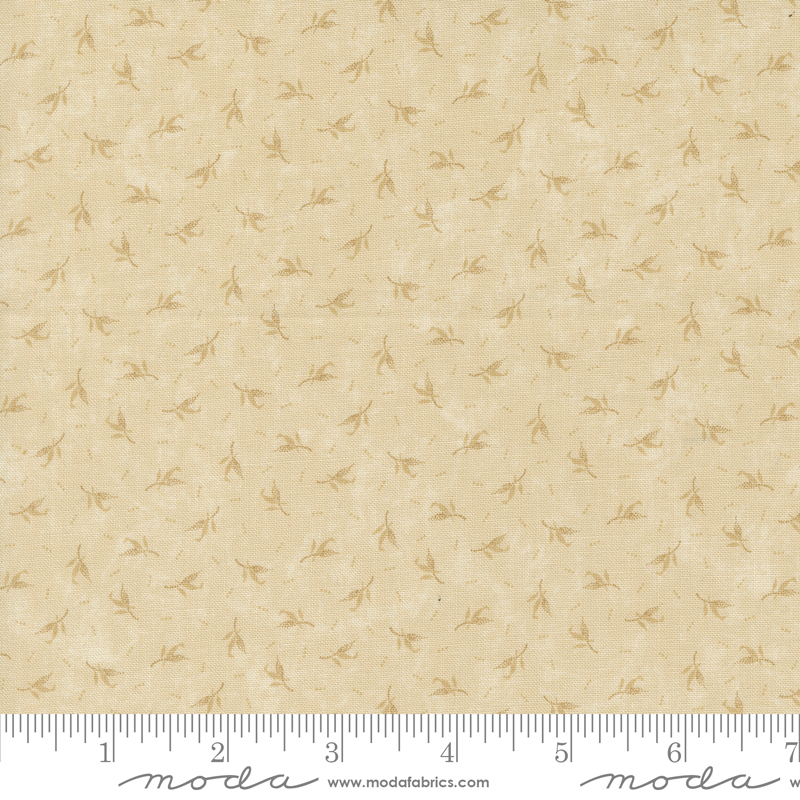 Blackbirds Nest Feathers Tan Tonal | Kansas Troubles Quilters | Moda Fabrics | 9754 21 | Sold in 1/2 Yd