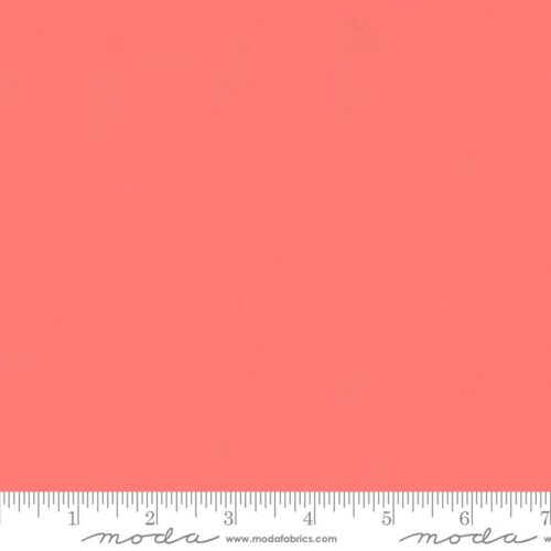 SALMON Bella Solid | Bella Solids | Moda Fabrics | 9900 444 | Sold in 1/2 Yds