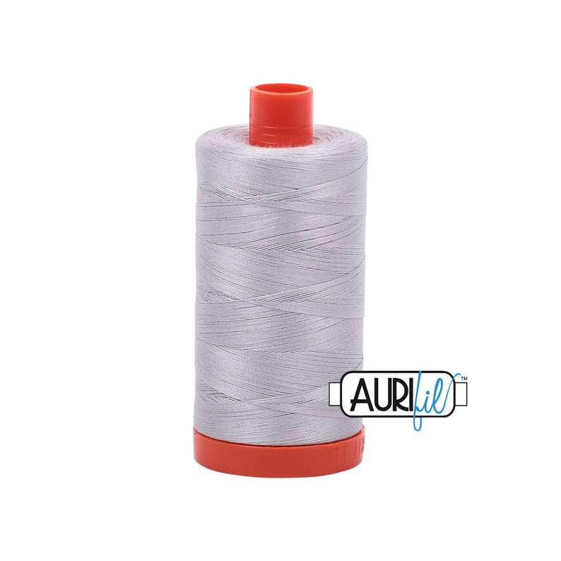 Aluminium | Aurifil Cotton Mako Thread | 50wt 1300m MK50-2615